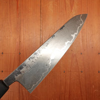 Dan Predergast 190mm Chef Knife Wrought Iron & Silver Steel Bog Oak