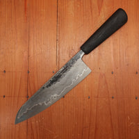 Dan Predergast 220mm Chef Knife Wrought Iron & Silver Steel Bog Oak