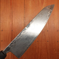 Dan Predergast 220mm Chef Knife Wrought Iron & Silver Steel Bog Oak