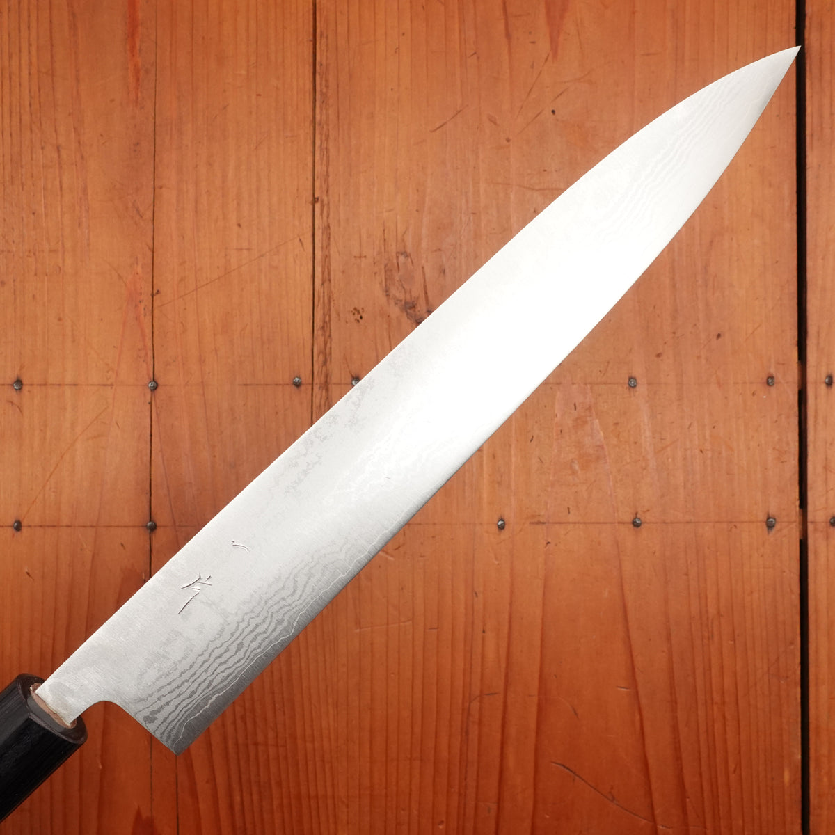 Hitohira Setsu Forged 255mm Sujihiki VG10 Damascus Rosewood D Handle