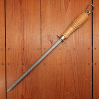 Tru-Edge 11.5" Med-Coarse Sharpening Steel USA 1930s-60s