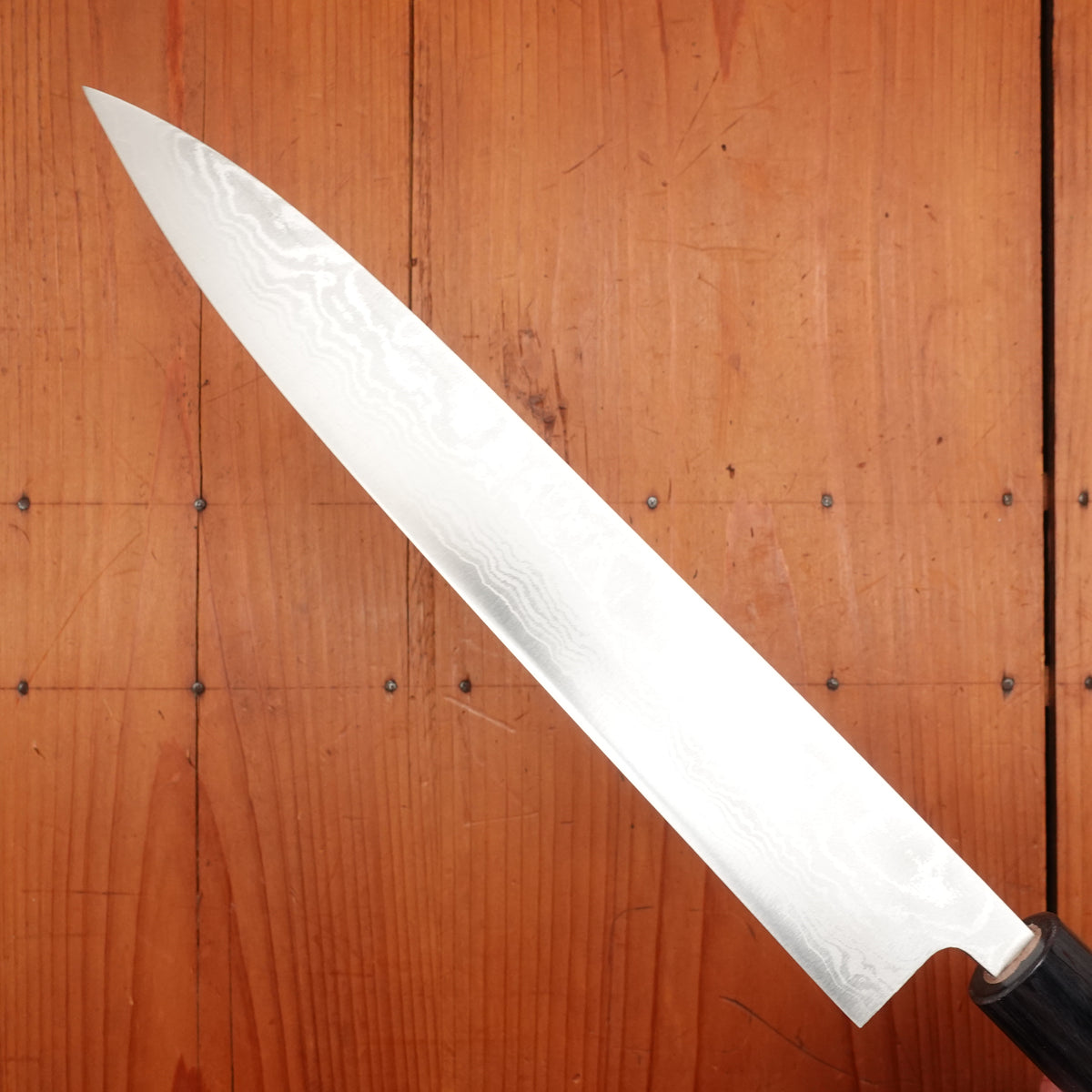 Hitohira Setsu Forged 255mm Sujihiki VG10 Damascus Rosewood D Handle