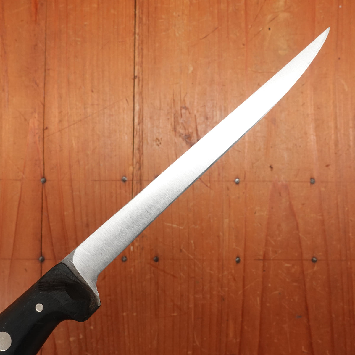 Marks Lost J A Henckels 5.5" Stiff Straight Boning Knife Carbon Steel Solingen 1950s?