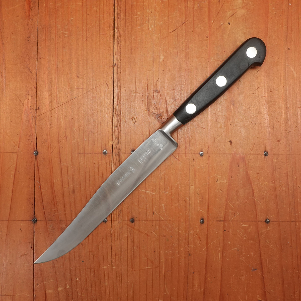 Sabatier Crown(?) Hoffritz 6” Yataghan Utility Slicing Knife Stainless 1950-70