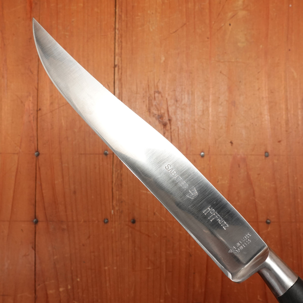 Sabatier Crown(?) Hoffritz 6” Yataghan Utility Slicing Knife Stainless 1950-70