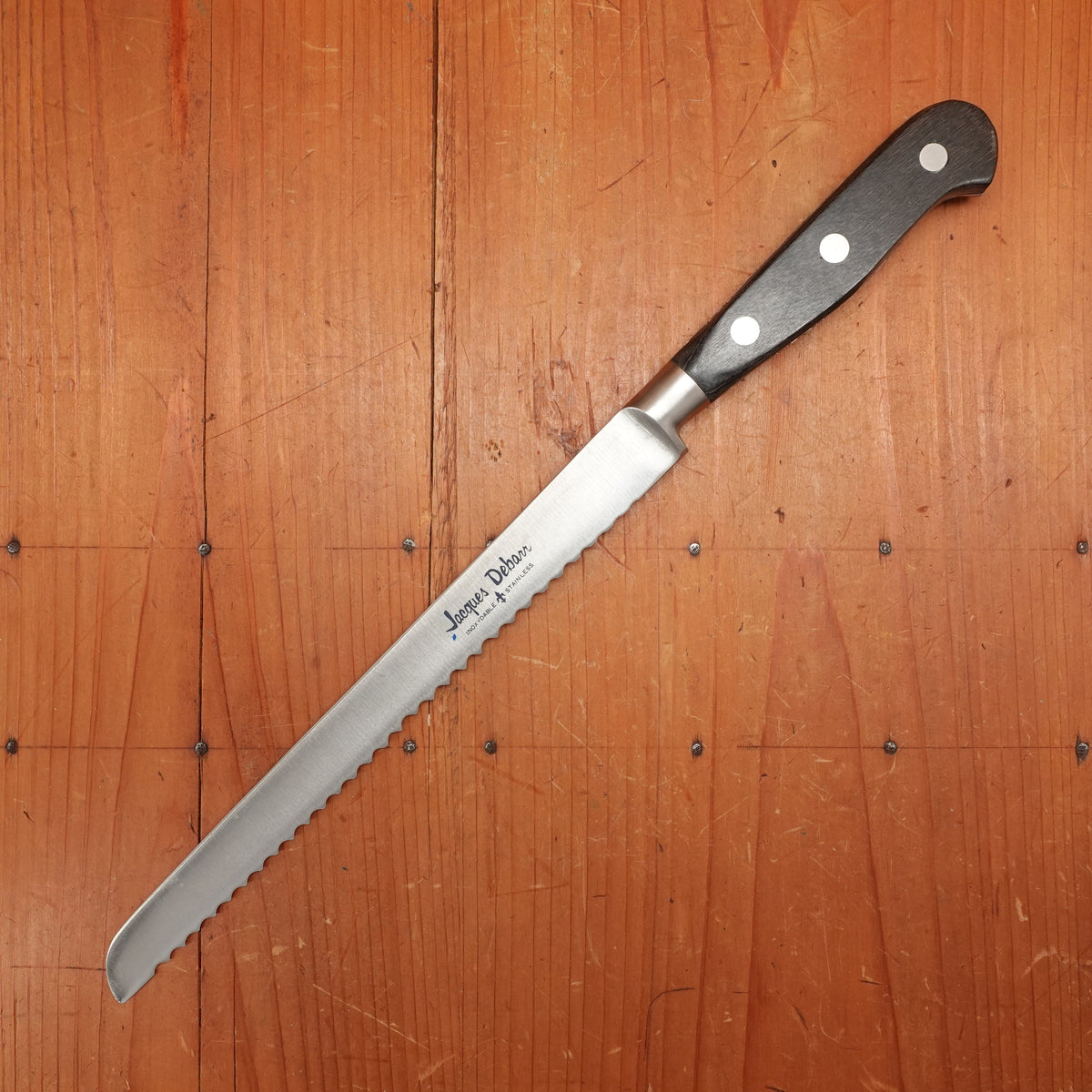 Jacques Debarr 8.5" Bread Knife Stainless Pakka Japan 1980s?