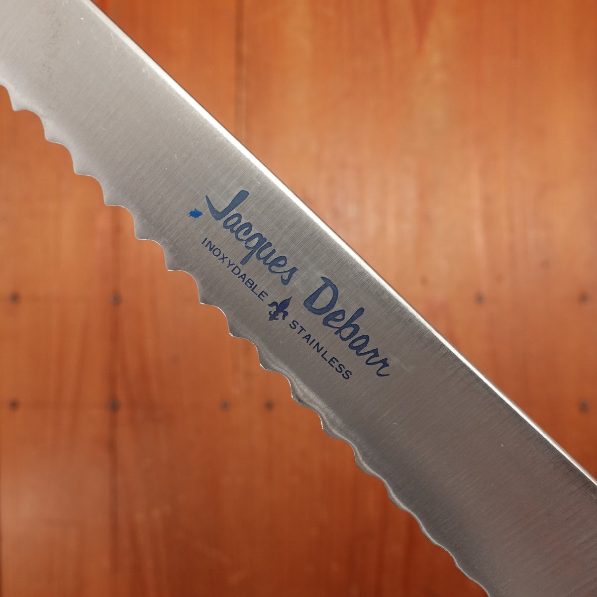 Jacques Debarr 8.5" Bread Knife Stainless Pakka Japan 1980s?