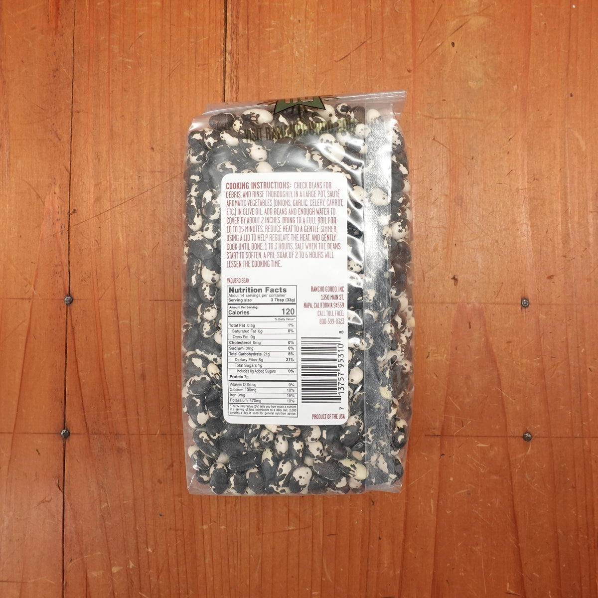 Rancho Gordo Vaquero Beans - 1lb