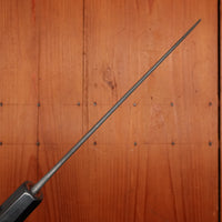 Hitohira Hinode 180mm Santoku Shirogami 2 Kurouchi Quince Handle