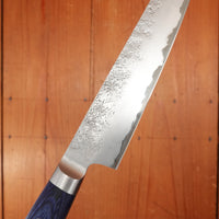 Trade In JCK Natures Blue Clouds Series 140mm Kiritsuke Petty Aogami 2 Nashiji