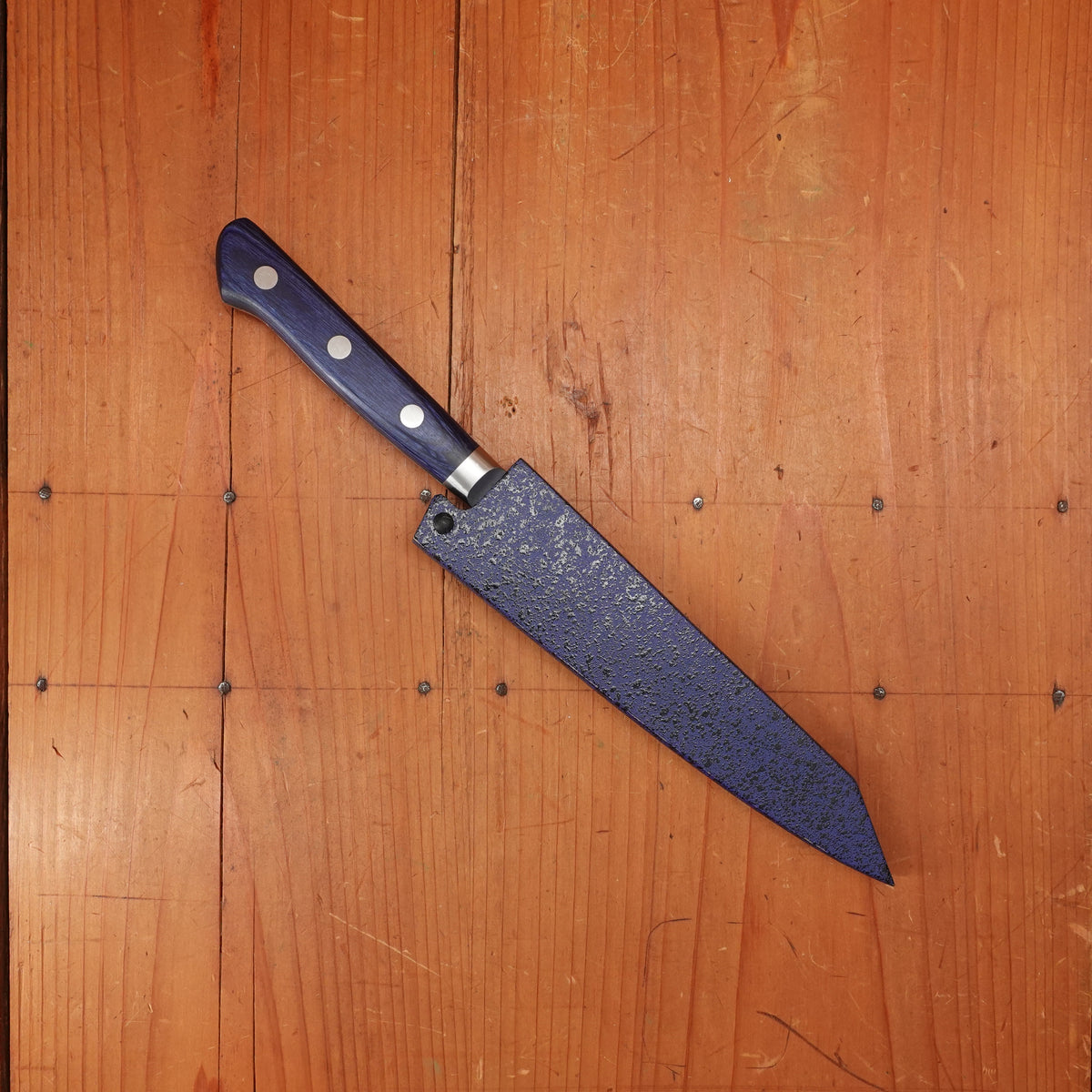 Trade In JCK Natures Blue Clouds Series 140mm Kiritsuke Petty Aogami 2 Nashiji