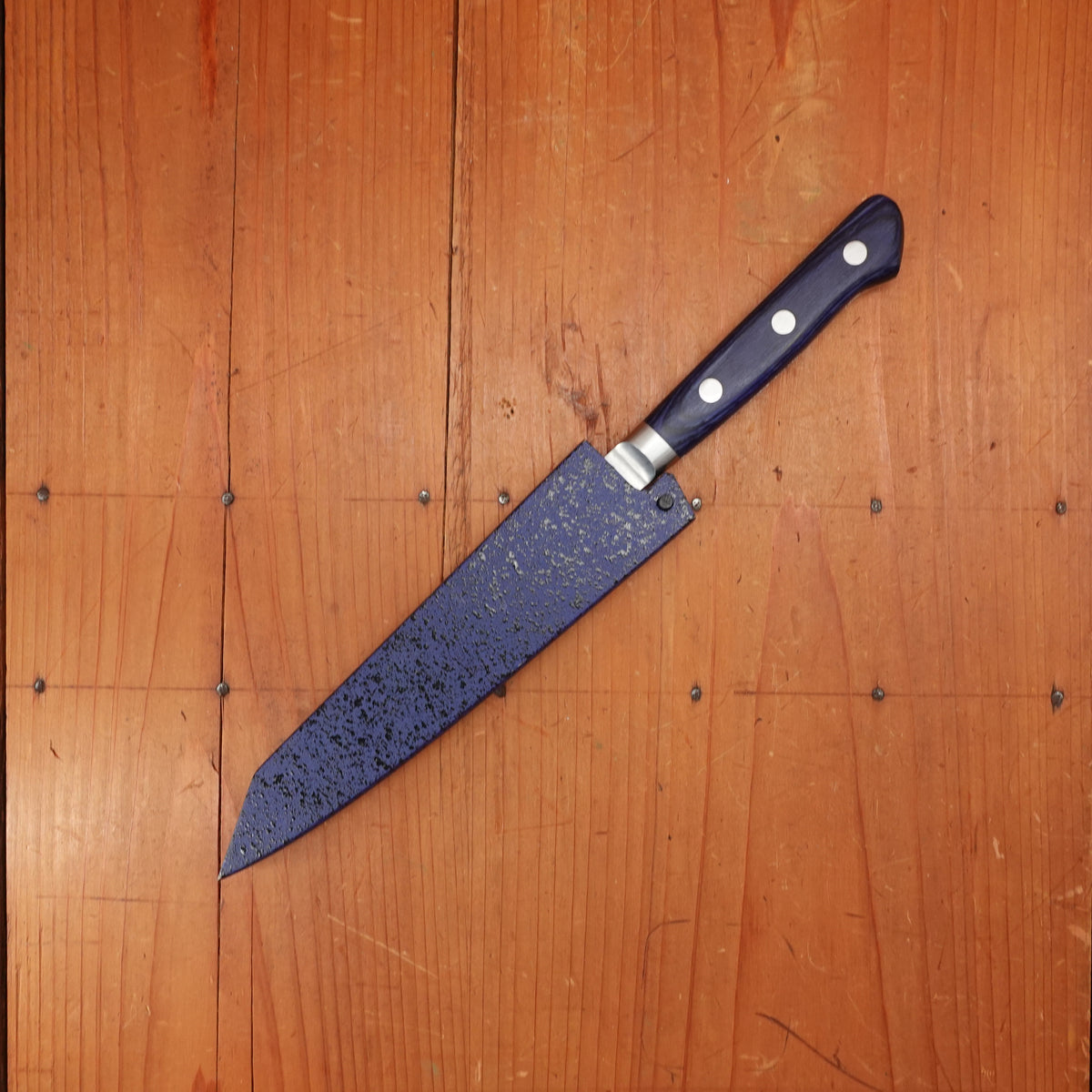 Trade In JCK Natures Blue Clouds Series 140mm Kiritsuke Petty Aogami 2 Nashiji