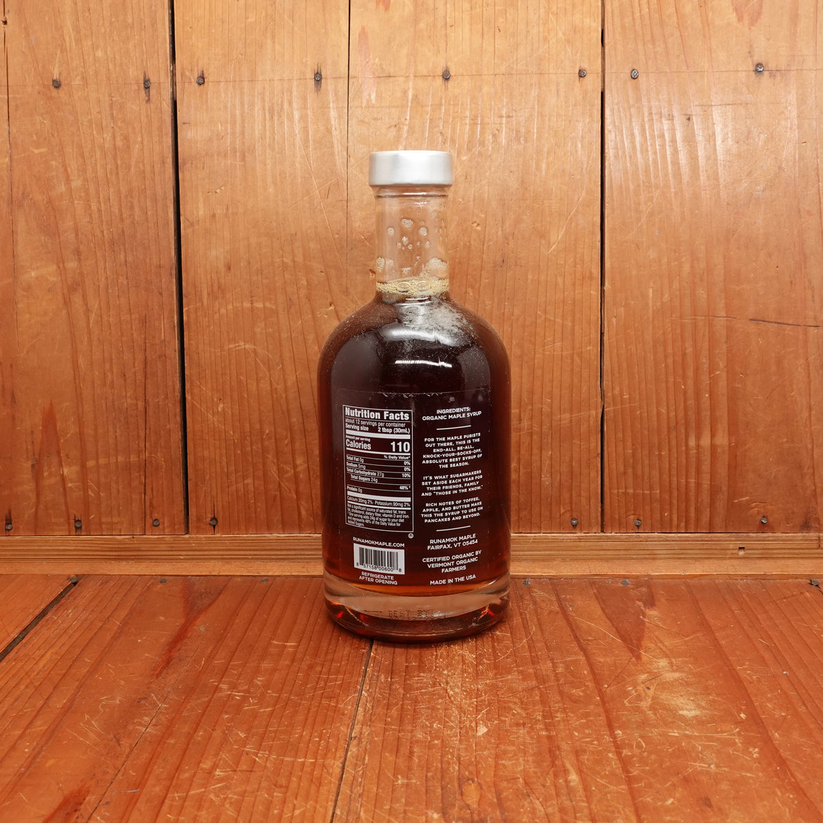 Runamok Sugarmaker’s Cut Vermont Organic Maple Syrup – 375ml