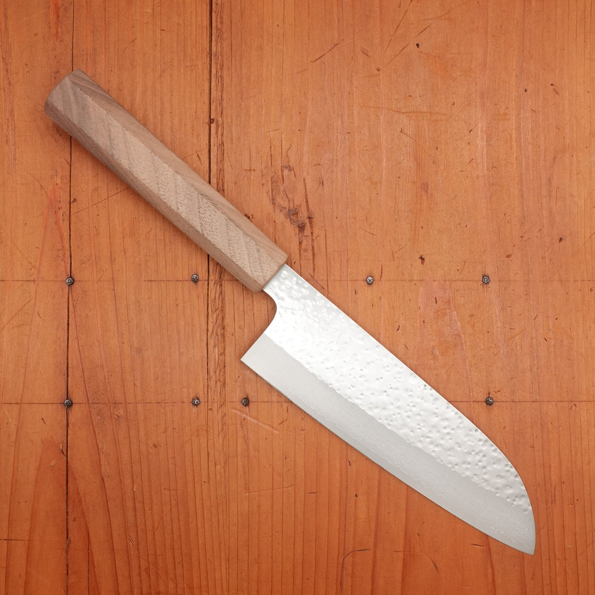 Hitohira STK 165mm Santoku VG7 Walnut Handle