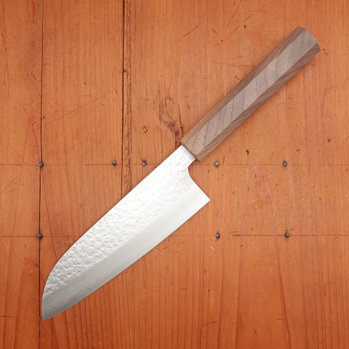 Hitohira STK 165mm Santoku VG7 Walnut Handle