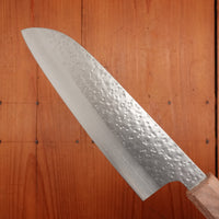 Hitohira STK 165mm Santoku VG7 Walnut Handle