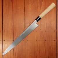 New Old Stock Kanehide 300mm Yanagi Shirogami 3 Poplar Handle