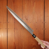 New Old Stock Kanehide 300mm Yanagi Shirogami 3 Poplar Handle