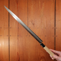 New Old Stock Kanehide 300mm Yanagi Shirogami 3 Poplar Handle