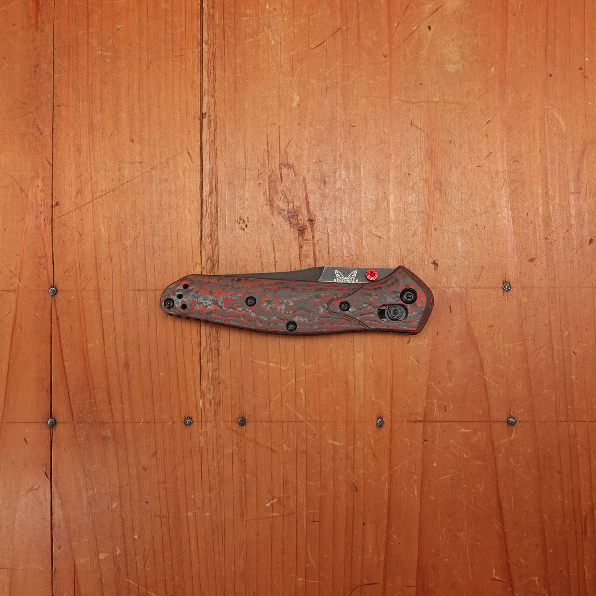 Benchmade Limited Edition 940BK-2502 Osborne Reverse Tanto CPM-Magna-Cut AXIS Lock Lava Flow Fatcarbon® Handle