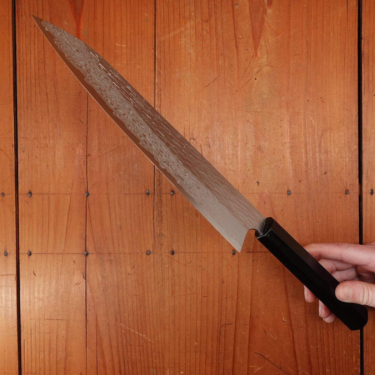 Nigara Hamono 210mm Gyuto VG XEOS Ebony Handle
