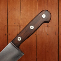 Ed Wusthof Dreizack 11" Chef Knife Carbon Steel Ebony Solingen Germany 1920-50s