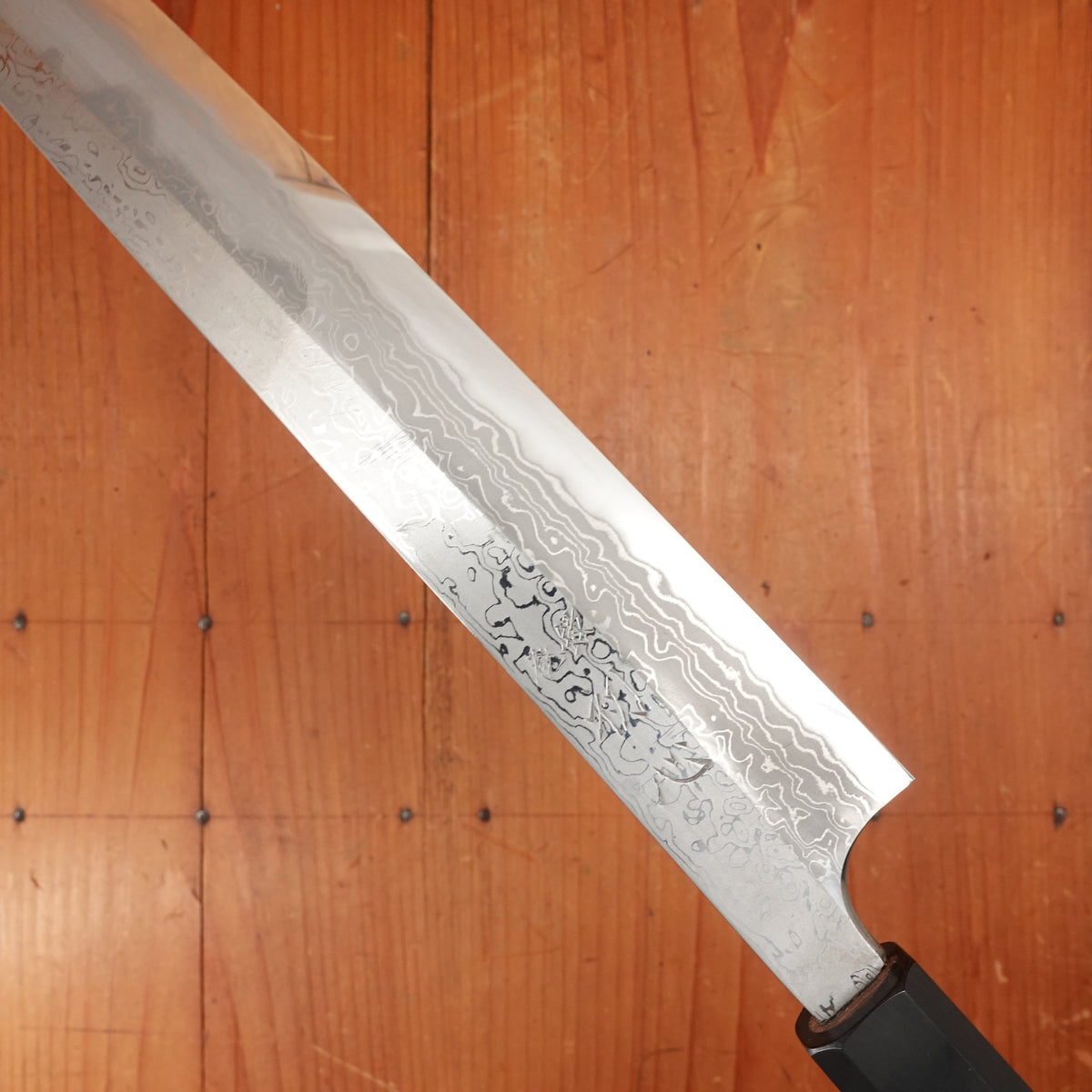 Trade In Yoshihiro Yauji 270mm Yanagi Aogami 2 Mirror Damascus