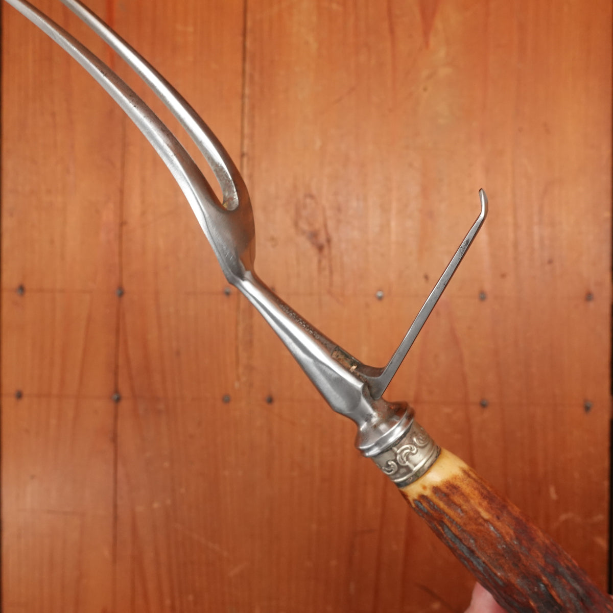 Abram Brooksbank Malinda Works 3 Pc Carving Set In Box Sheffield Circa 1900-1920?