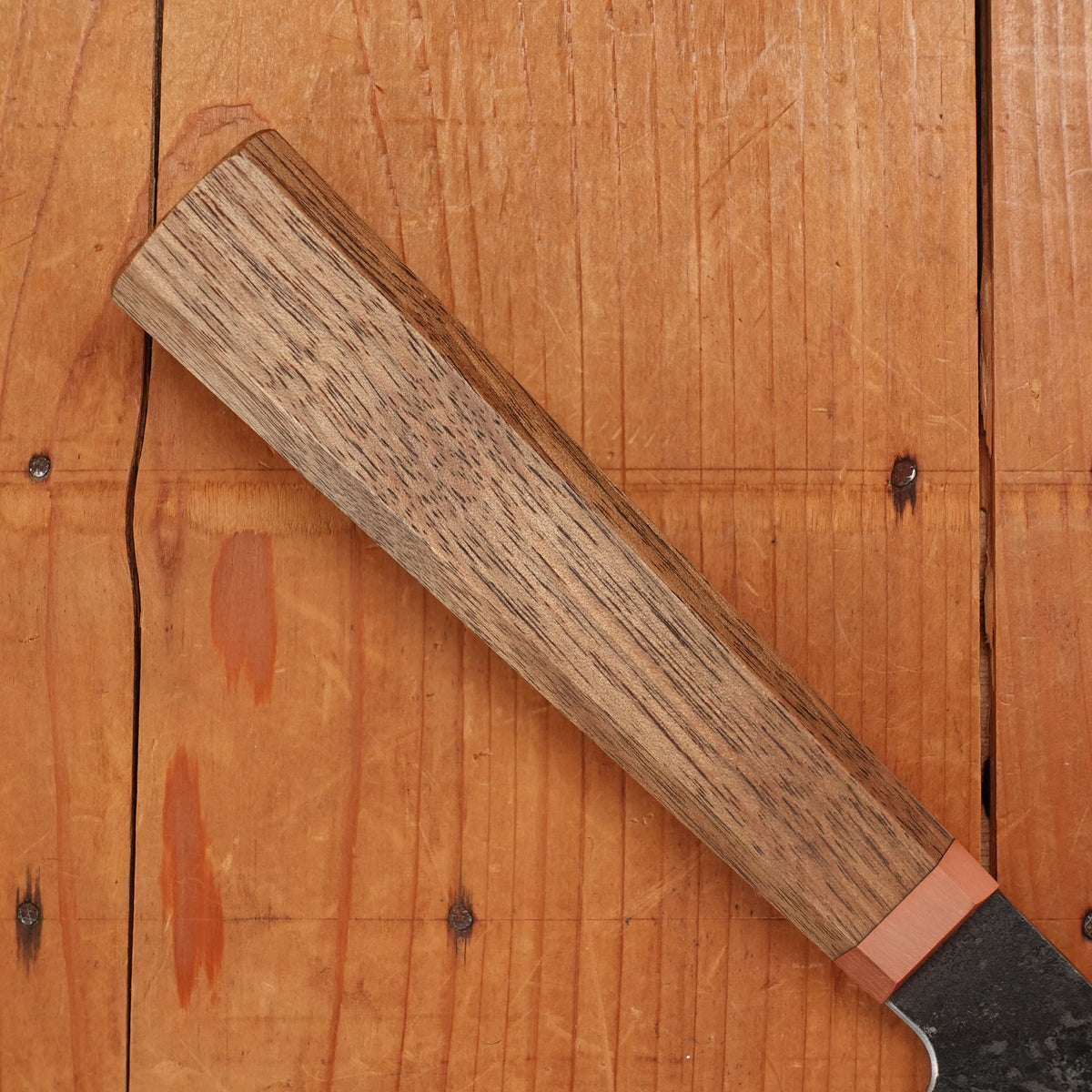 Blenheim Forge 220mm Gyuto Iron Clad Aogami 2 Walnut & Copper
