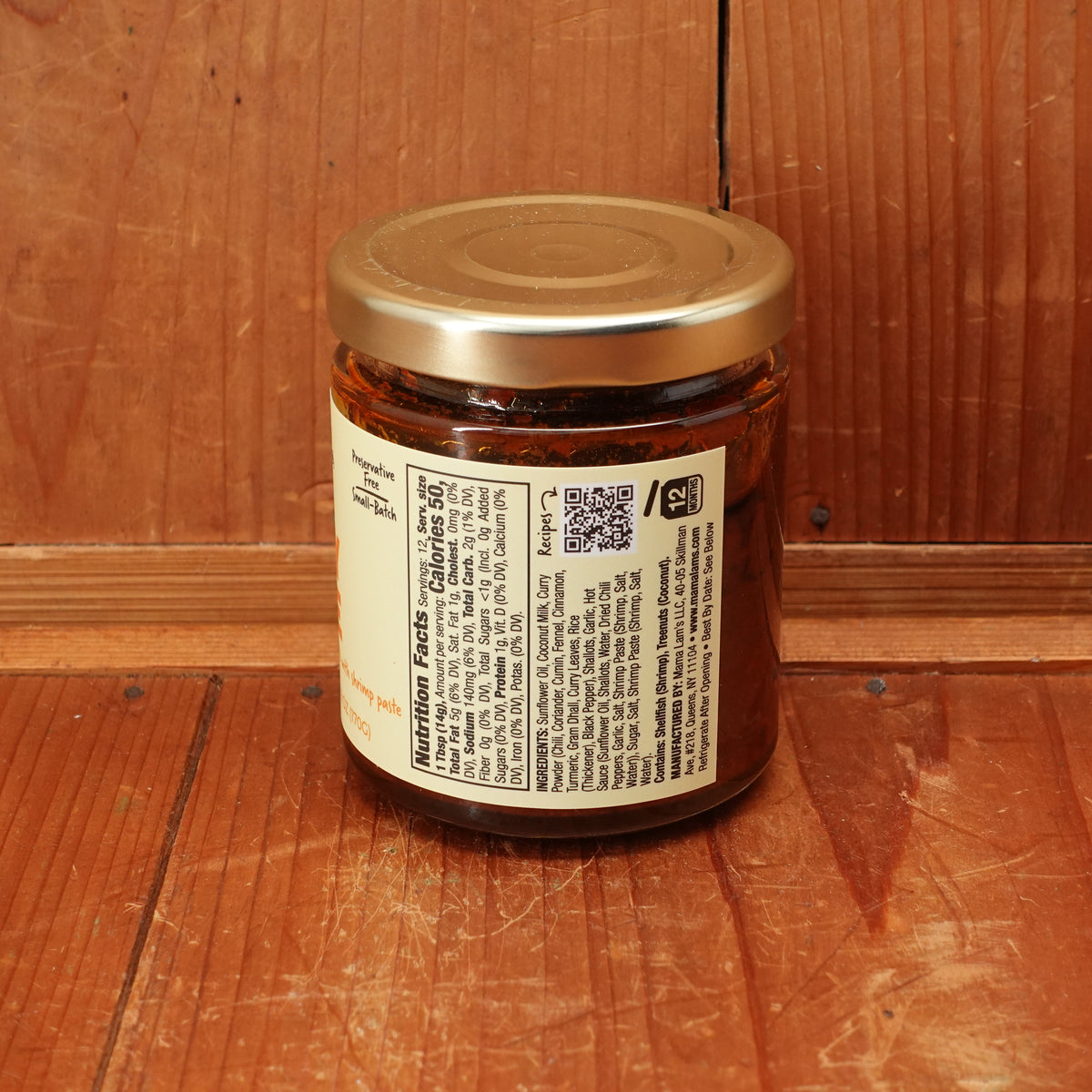 Mama Lam's Malaysian Traditional Medium Curry Paste - 6oz