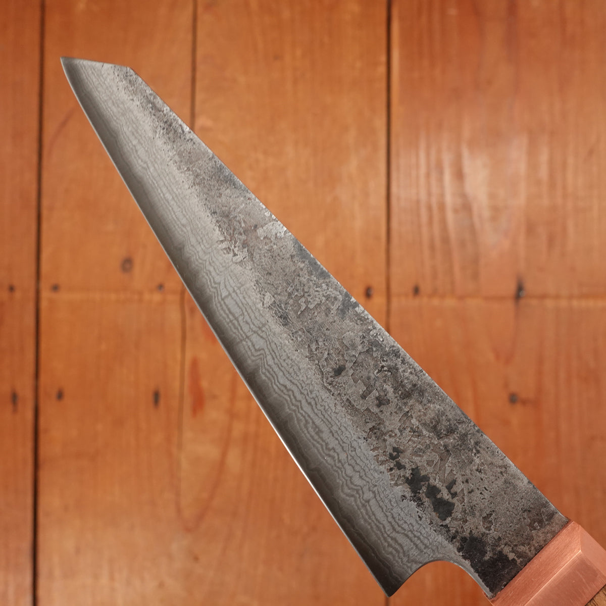 Blenheim Forge 120mm Petty Iron Clad Aogami 2 Walnut & Copper