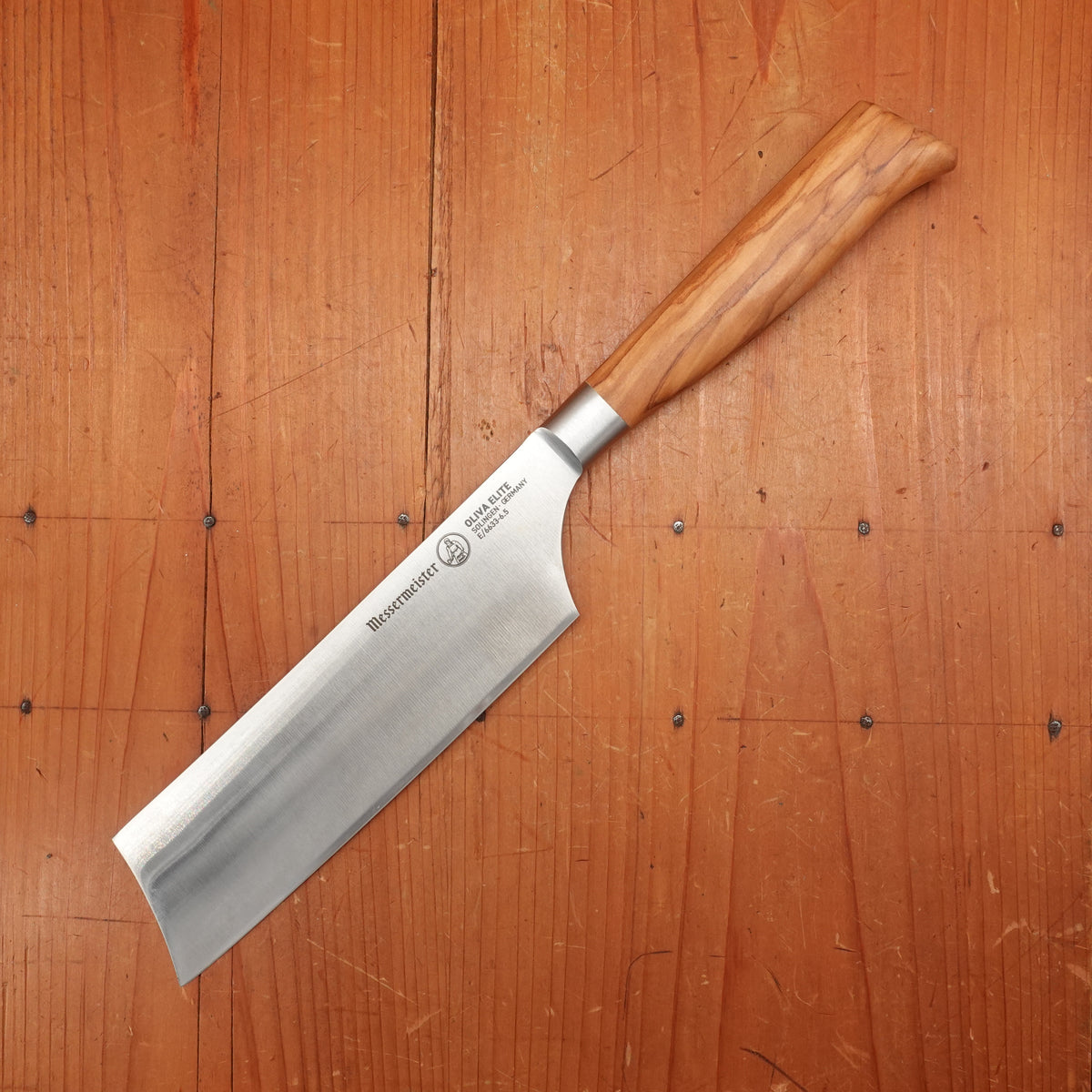 Trade In Messermeister Oliva Elite 6.5" Nakiri Stainless Olive