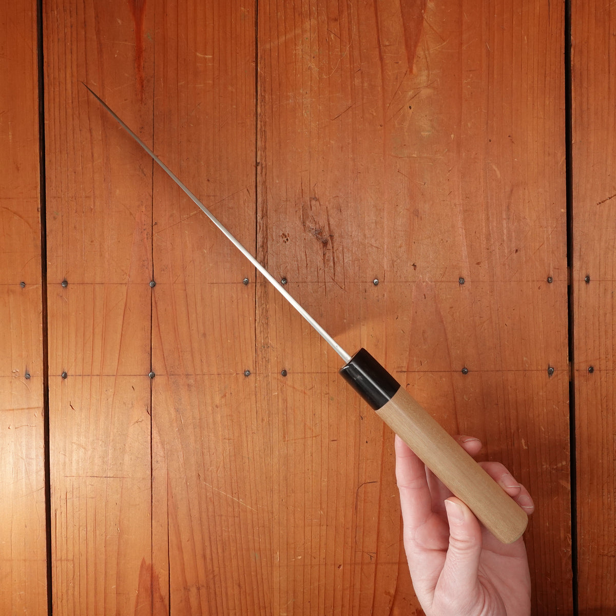 New Vintage Yoshikane 210mm Gyuto SKD Tsuchime D Ho/Horn Handle