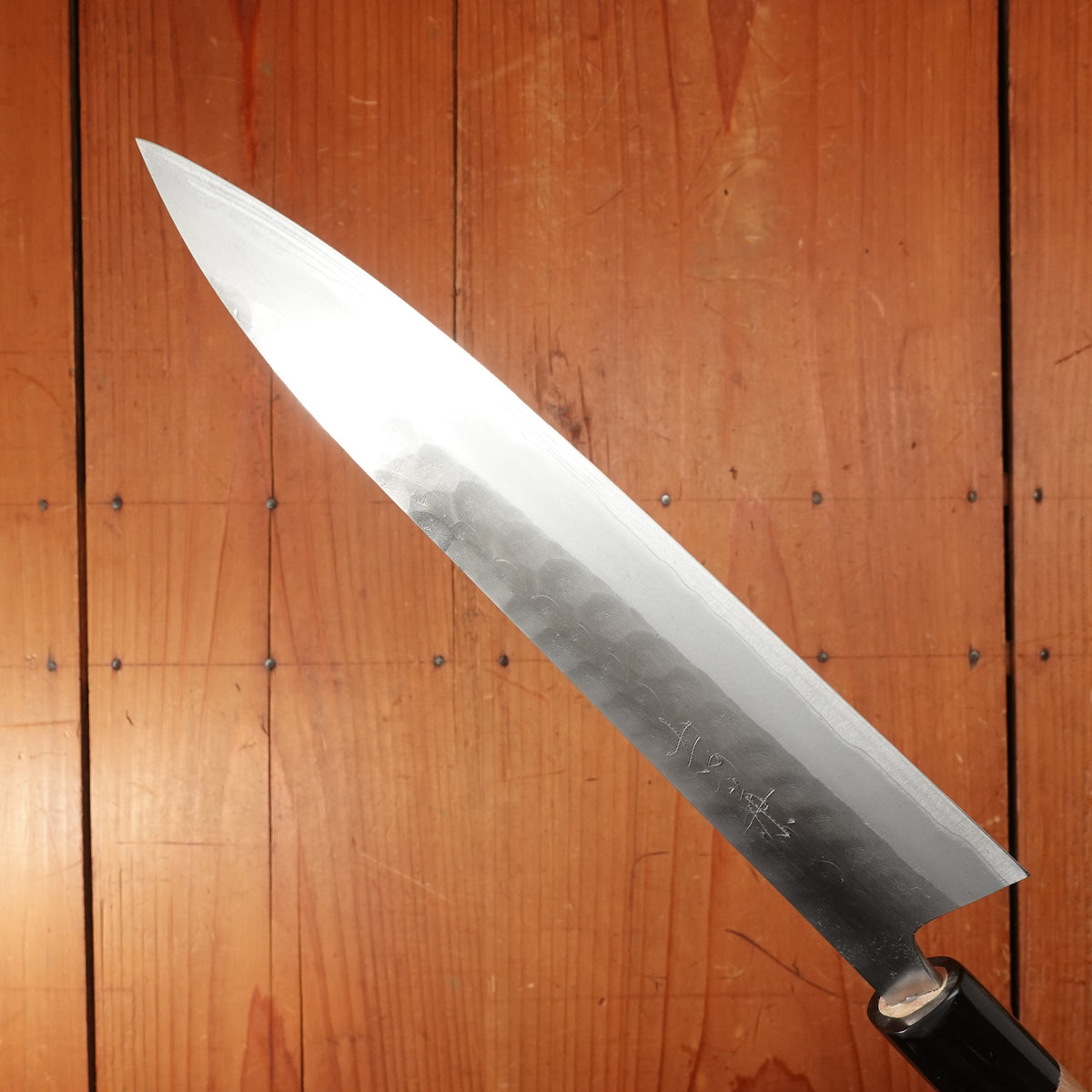 New Vintage Yoshikane 210mm Gyuto SKD Tsuchime D Ho/Horn Handle