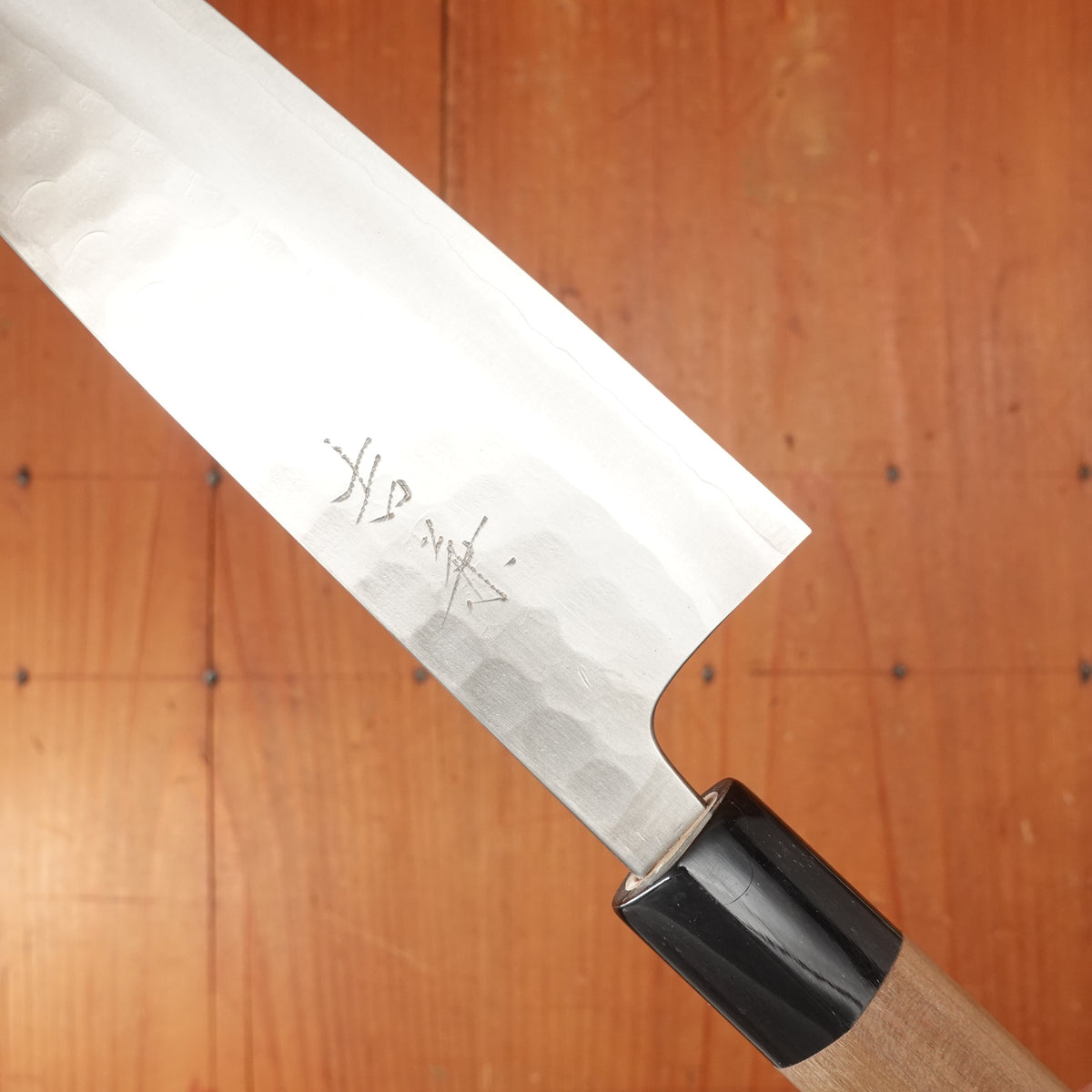 New Old Stock Yoshikane 165mm Santoku SKD Tsuchime D Ho/Horn Handle