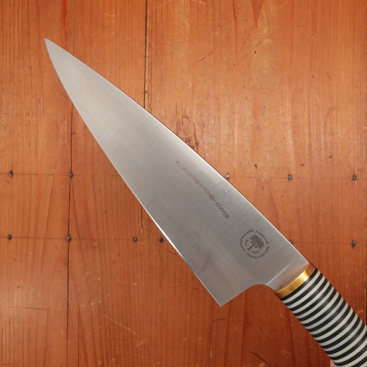 Trade In Florentine Four 205mm Chef Knife Stainless White & Black