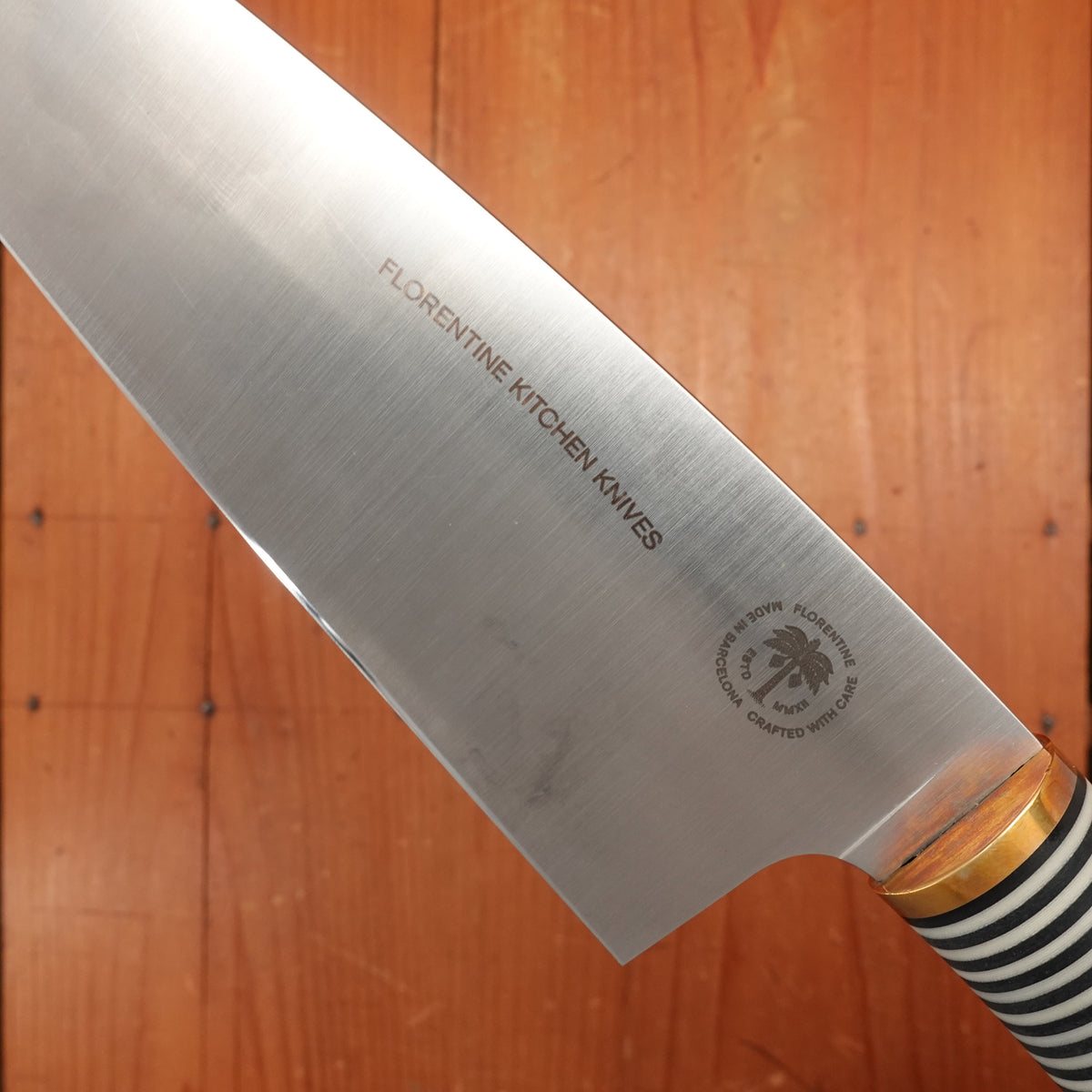 Trade In Florentine Four 205mm Chef Knife Stainless White & Black