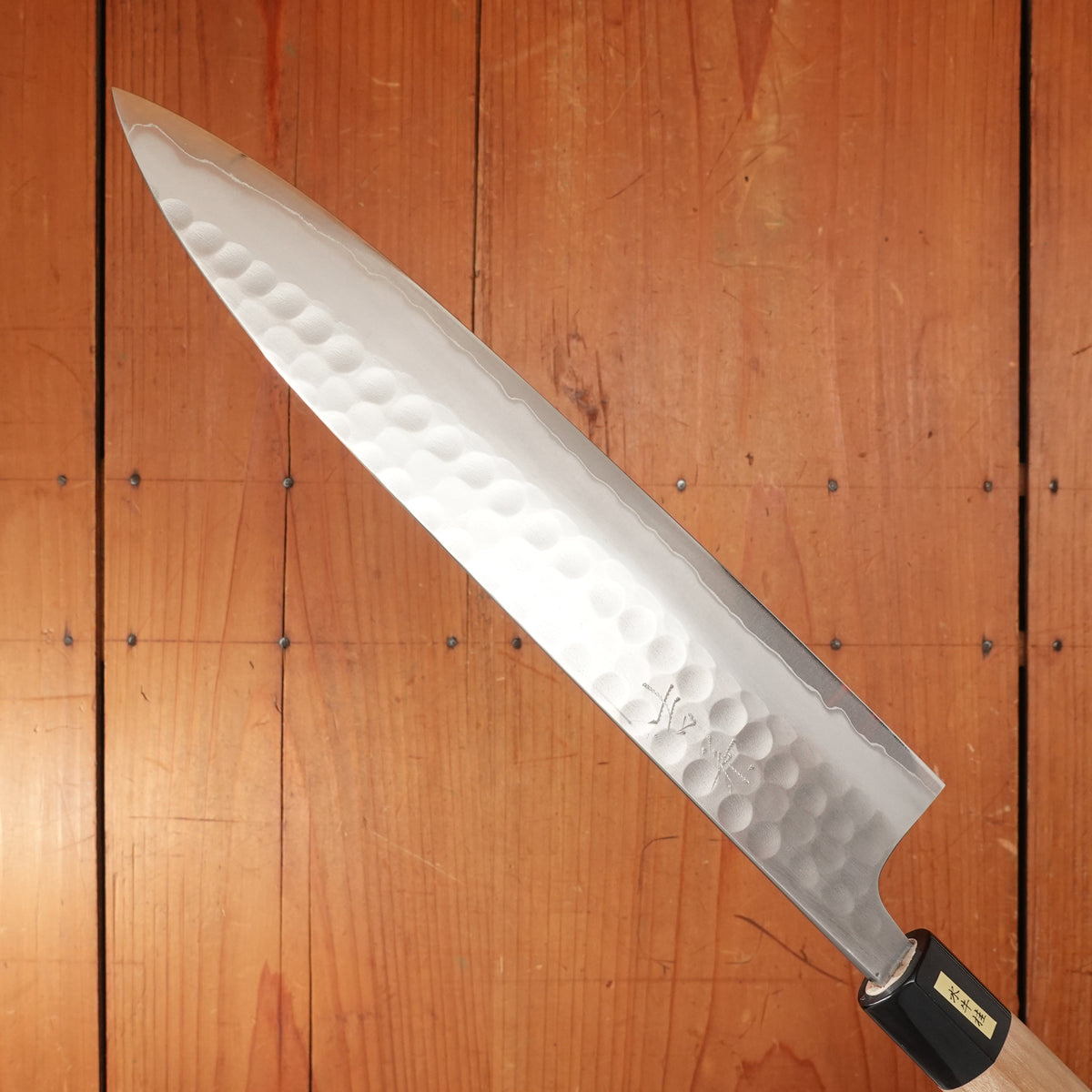 New Vintage Yoshikane 270mm Gyuto SKD Tsuchime D Ho/Horn Handle