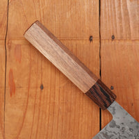 Morihei Kikuyu 165mm Nakiri Aogami 2 Damascus Walnut Handle