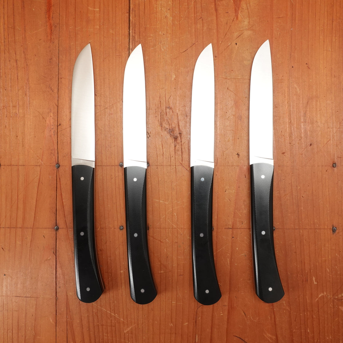 Roland Lannier Not Just a Pretty Face Steak Knife Stainless Black G10 Alternative