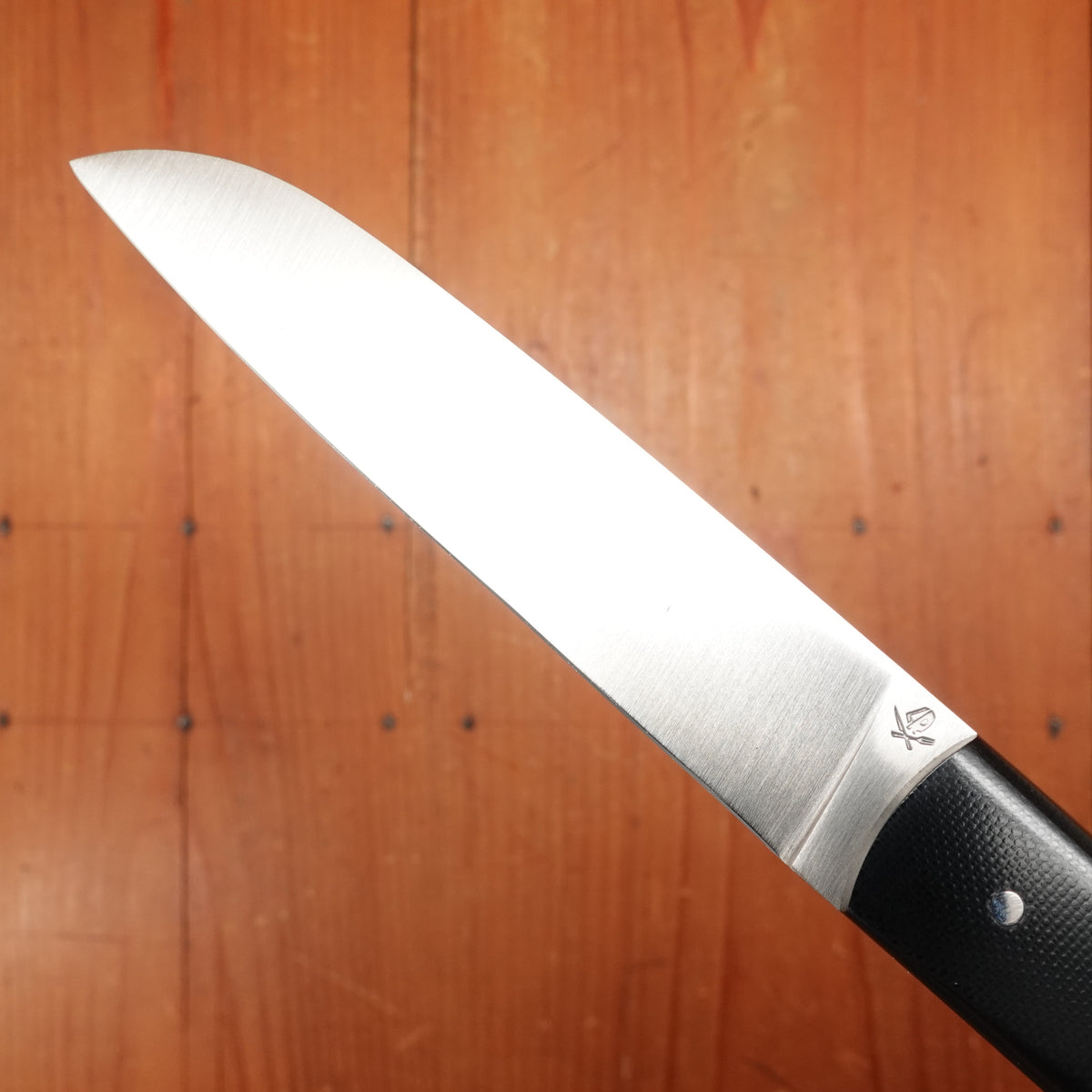 Roland Lannier Not Just a Pretty Face Steak Knife Stainless Black G10 Alternative