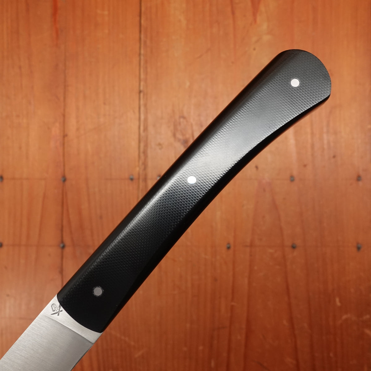 Roland Lannier Not Just a Pretty Face Steak Knife Stainless Black G10 Alternative