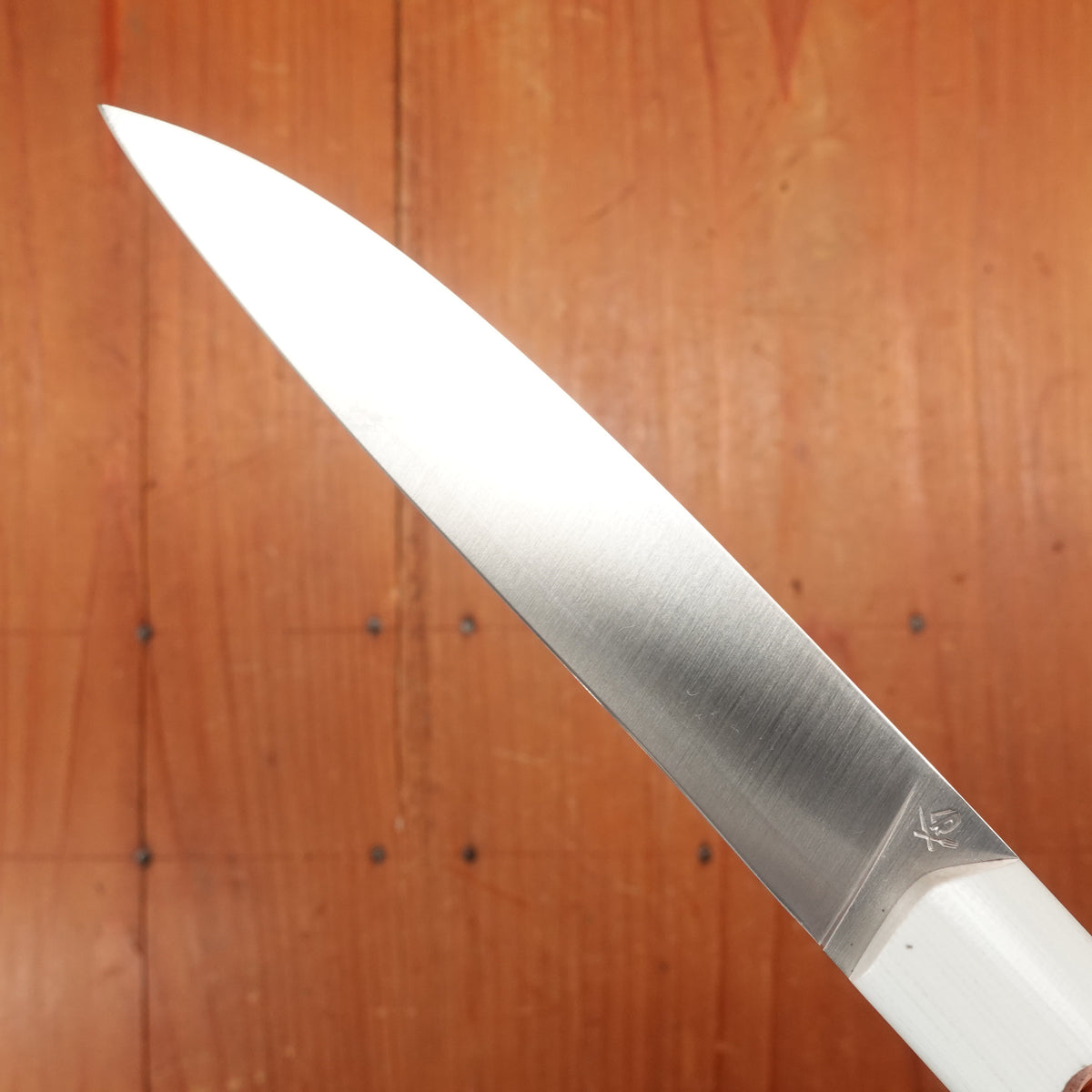 Roland Lannier Tableware's Not Dead! Steak Knife Stainless White G10 Alternative + Copper