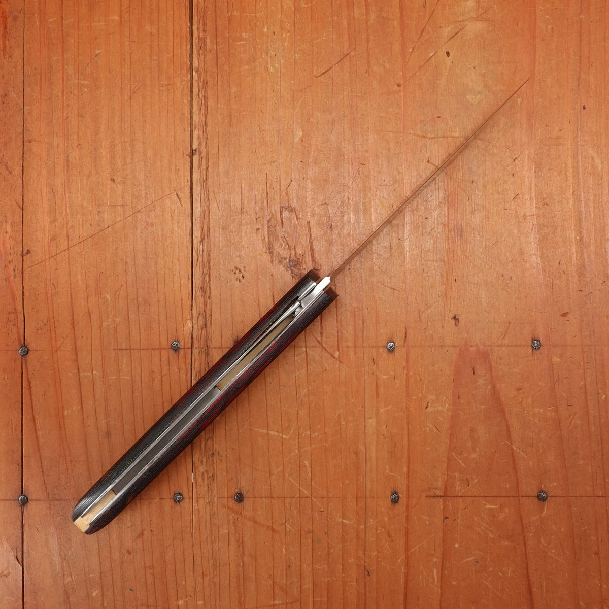 Roland Lannier Why So Serious? 13.5cm Stainless Liner Lock Scottish Tartan