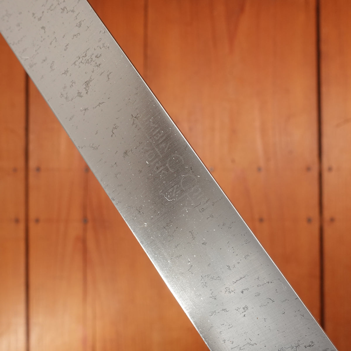 New Old Stock Columbia Cutlery Co 12" Roast Beef Knife Carbon Steel USA 1930-50s
