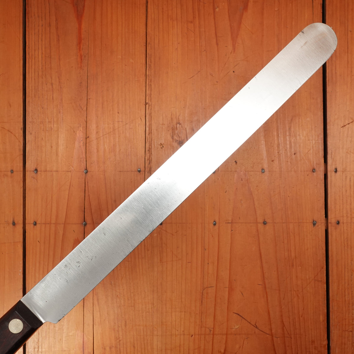 New Old Stock Columbia Cutlery Co 12" Roast Beef Knife Carbon Steel USA 1930-50s