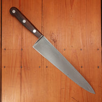 New Old Stock Columbia Cutlery Co 10.25" Chef Knife Carbon Steel USA 1930-50s