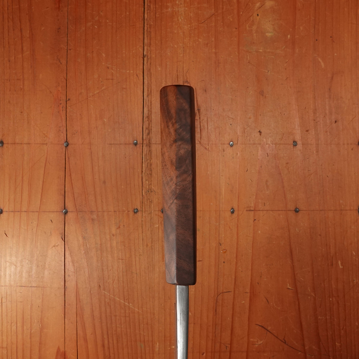 Dan Prendergast 7" Chef Knife Wrought Iron & Carbon Steel San Mai & English Walnut