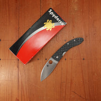Spyderco Lum Chinese Nishijin Carbon Fiber