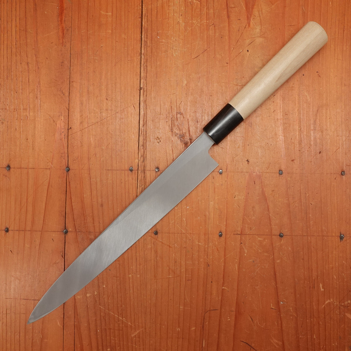 Hitohira Kikuchiyo Manzo 240mm Yanagi Ginsanko Ho Wood Handle (D-Shape)